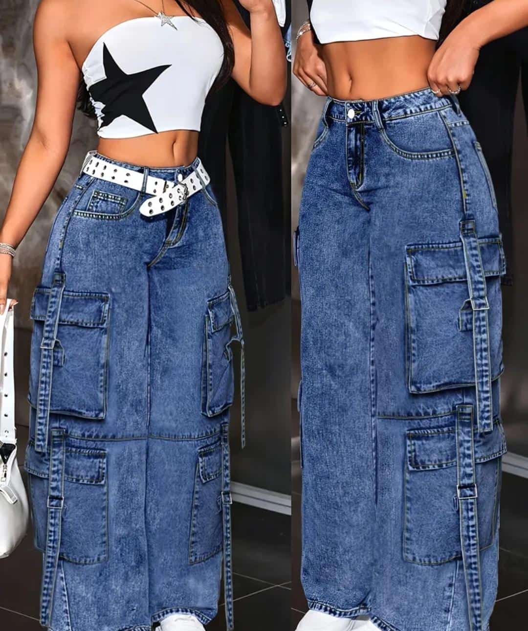 Pantalones tipo overol