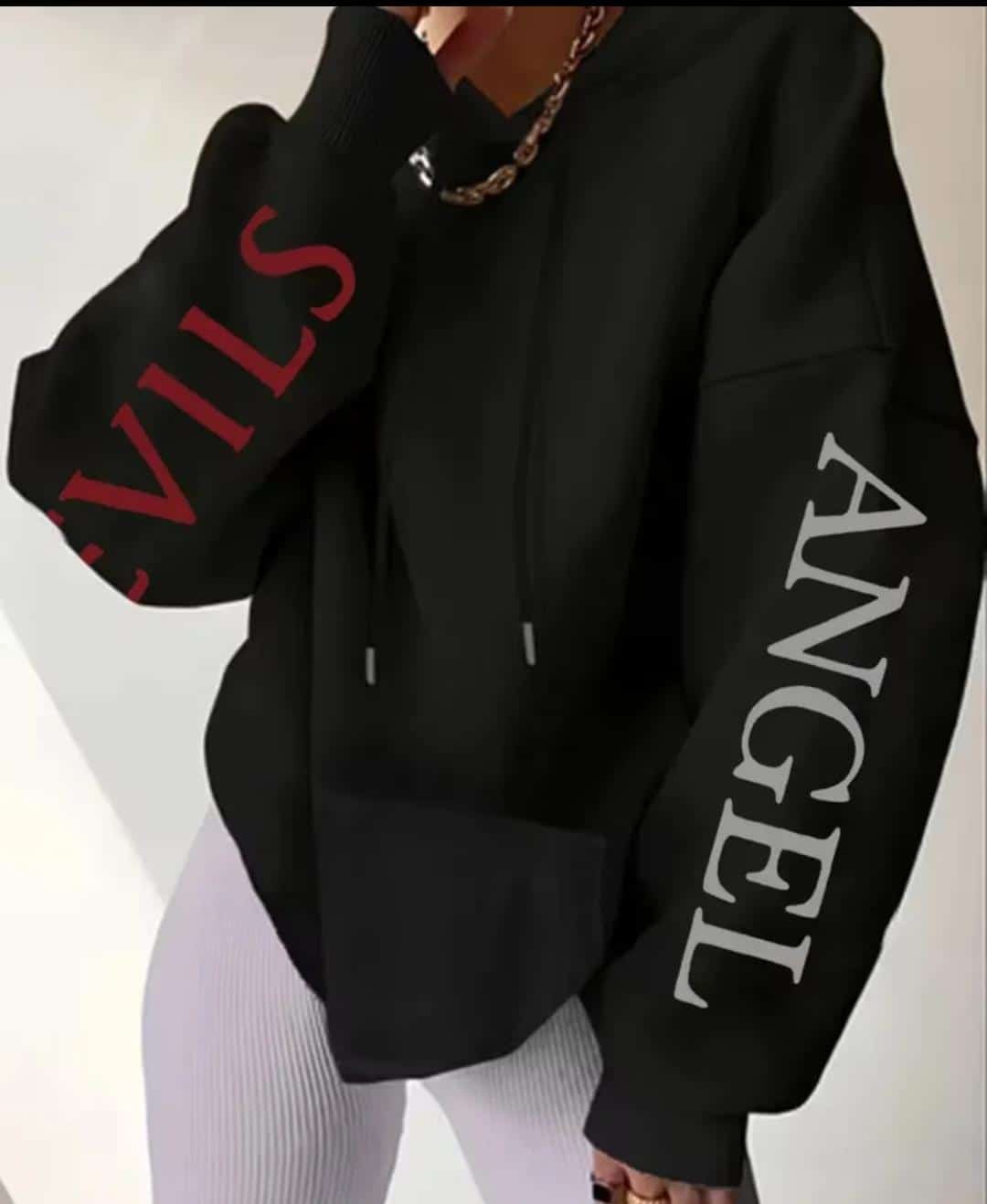 Sudadera ángel y demonio