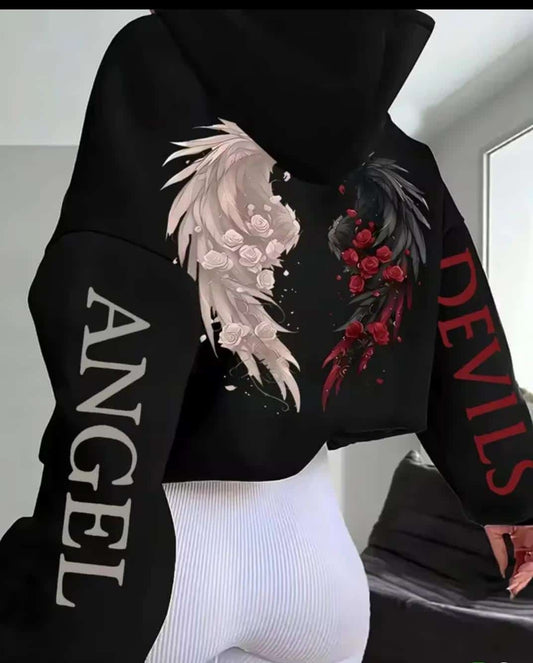 Sudadera ángel y demonio